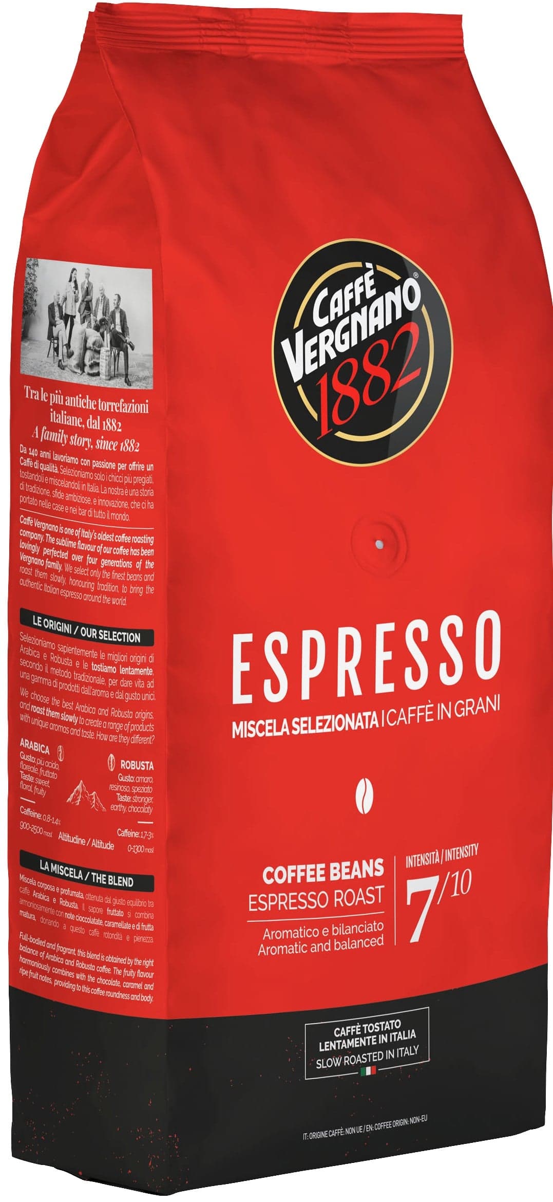 Caffè Vergnano 1882 Espresso pražená zrnková káva
