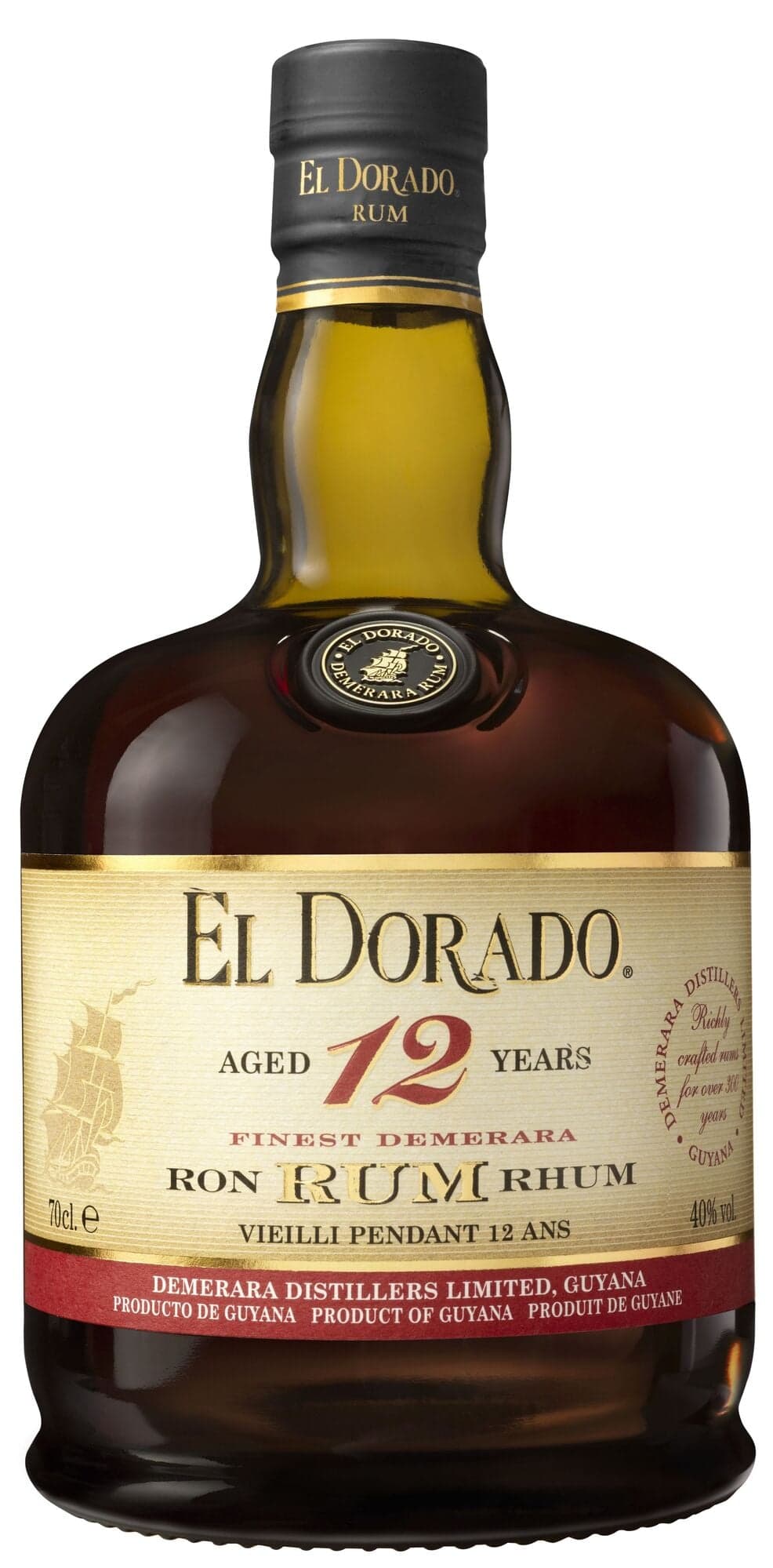 El Dorado Rum 12 YO 40% obj.