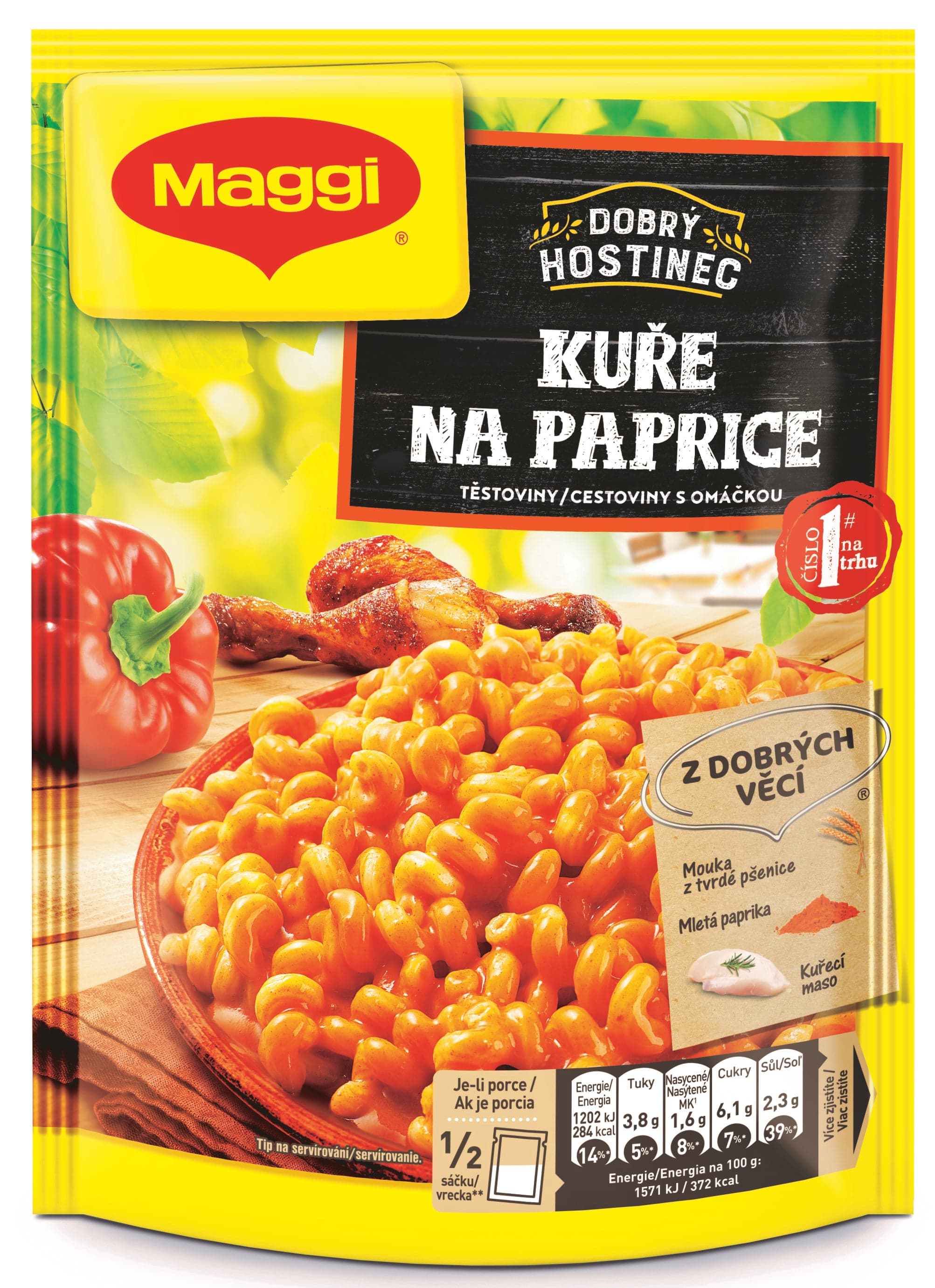 Maggi Dobrý hostinec Kuře na paprice s těstovinami