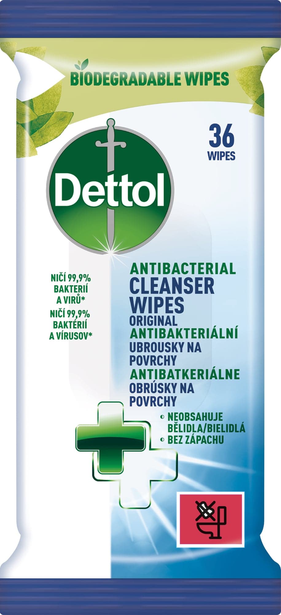 Dettol Antibakteriální ubrousky na povrchy