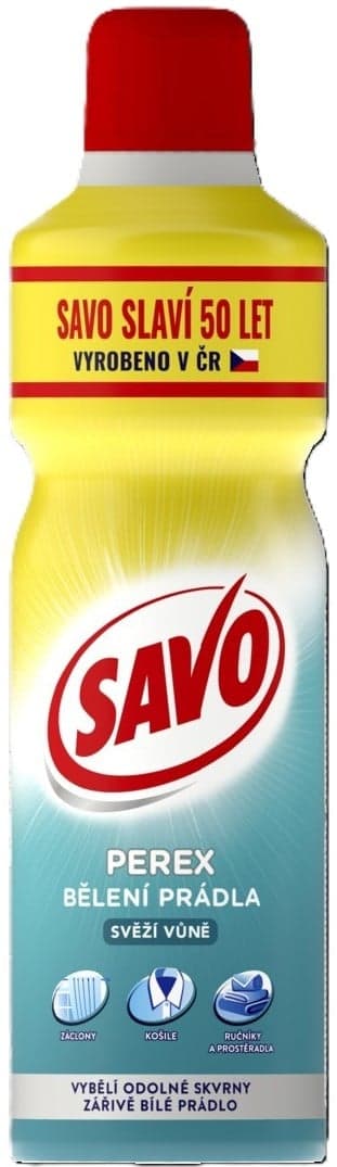 Savo Perex svěží vůně prostředek na bělení prádla
