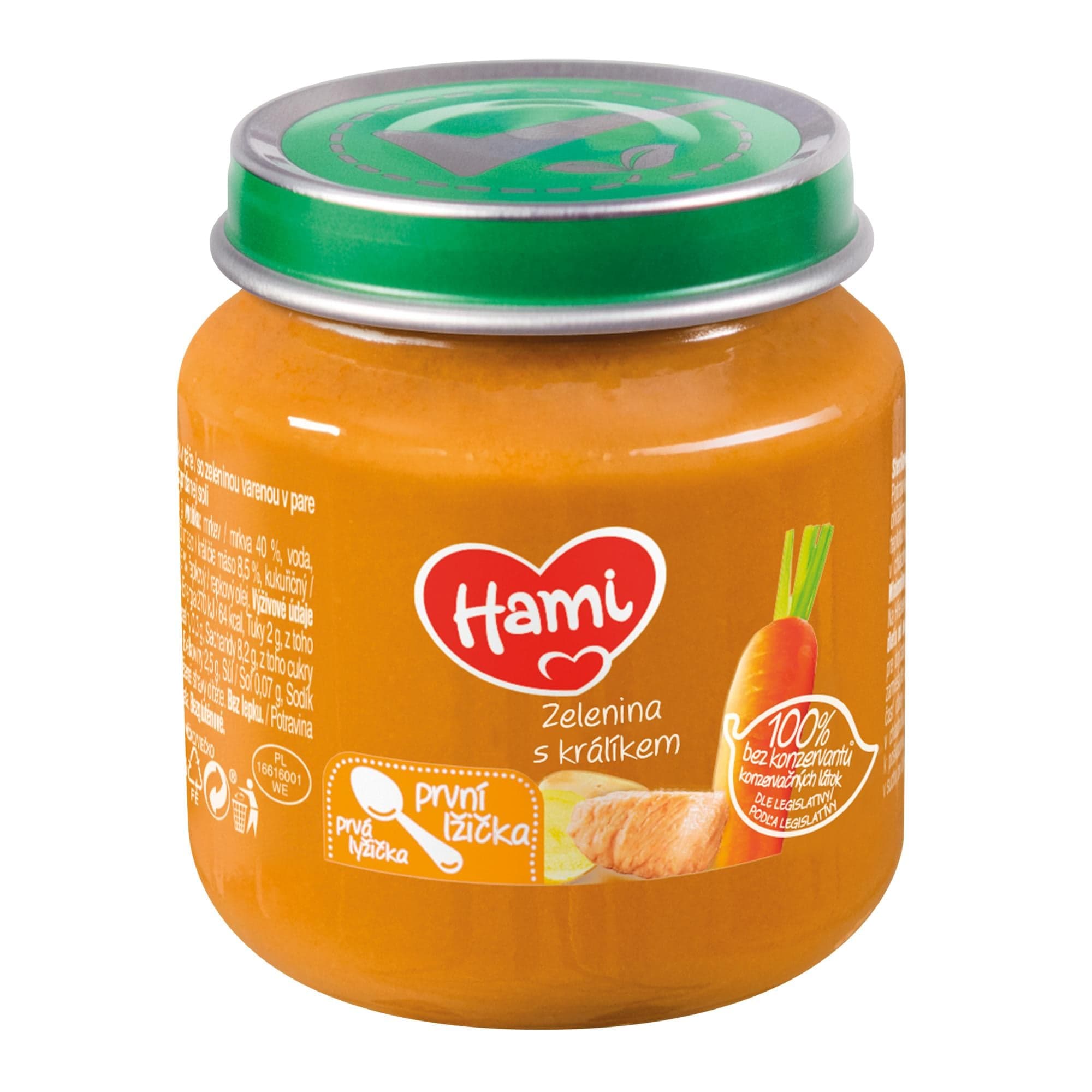 Hami Příkrm zelenina s králíkem