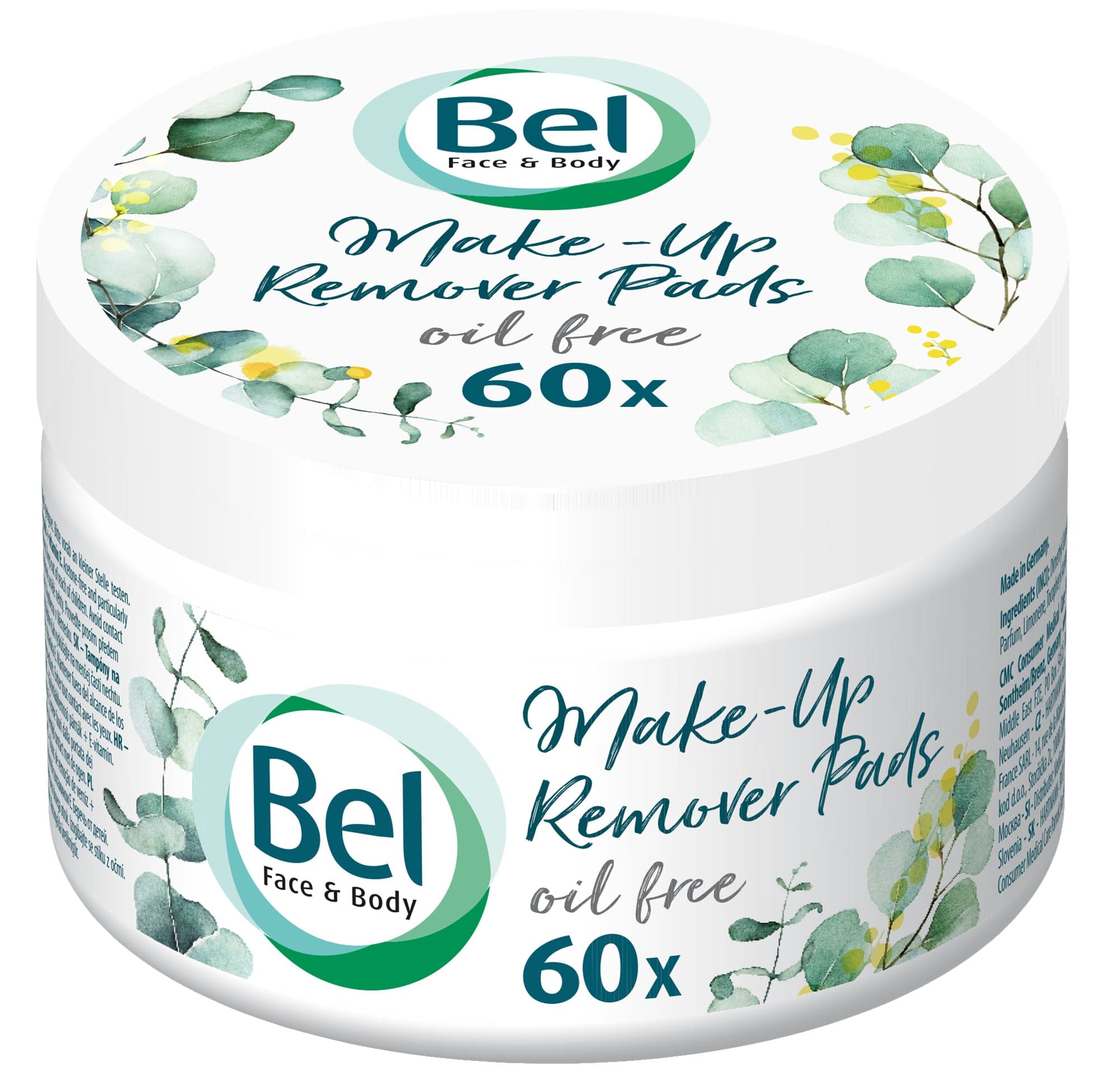 Bel Face & Body vlhčené odličovací tampony s aloe vera