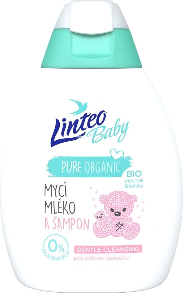 Linteo Baby Dětské mycí mléko a šampón