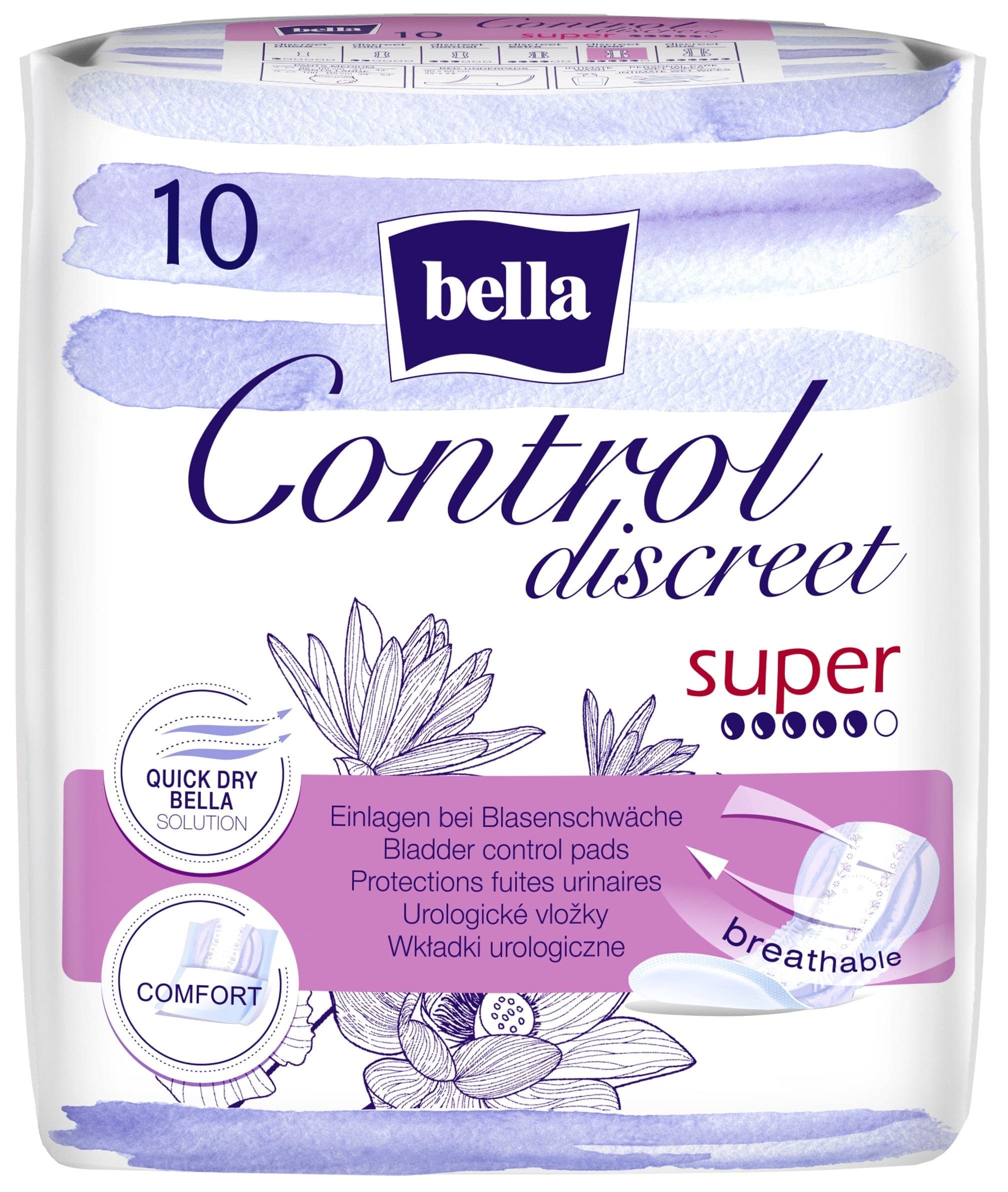 Bella Control discreet Super vložky