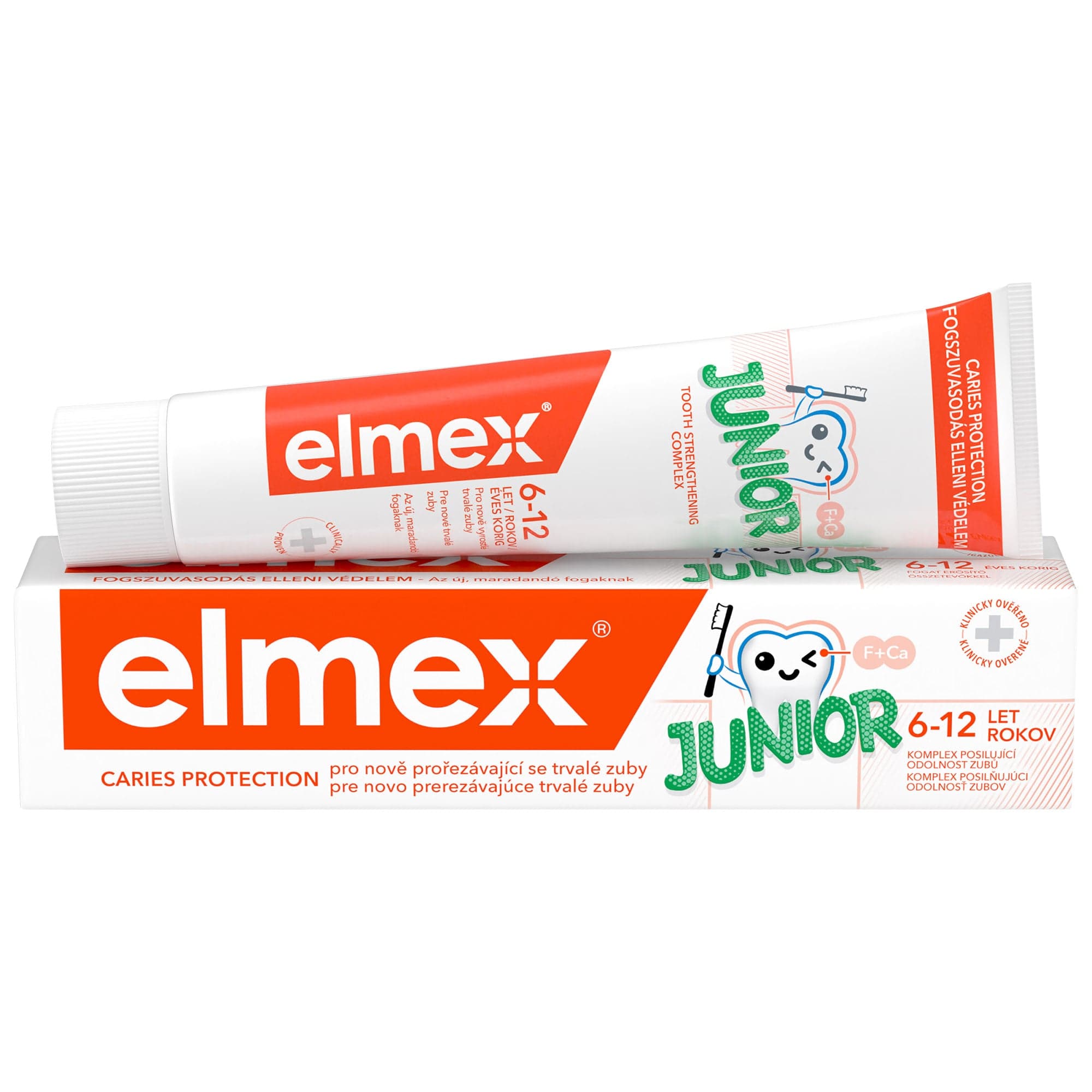 elmex Junior dětská zubní pasta pro děti ve věku 6–12 let
