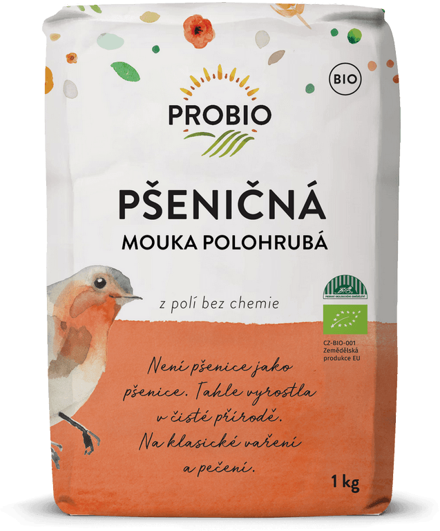 Probio BIO Pšeničná mouka bílá polohrubá