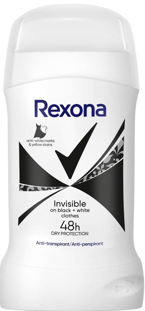 Rexona Invisible Black & White tuhý antiperspirant