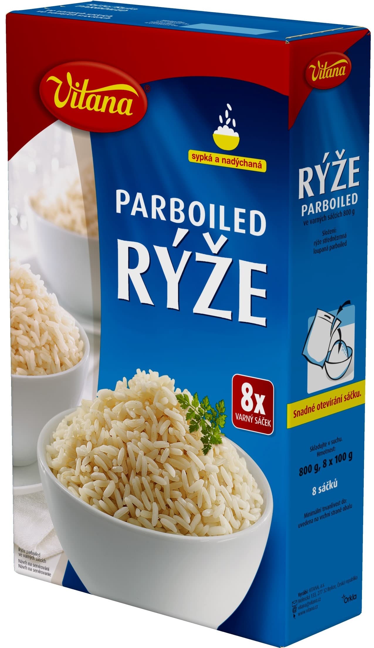 Vitana Parboiled rýže ve varných sáčcích