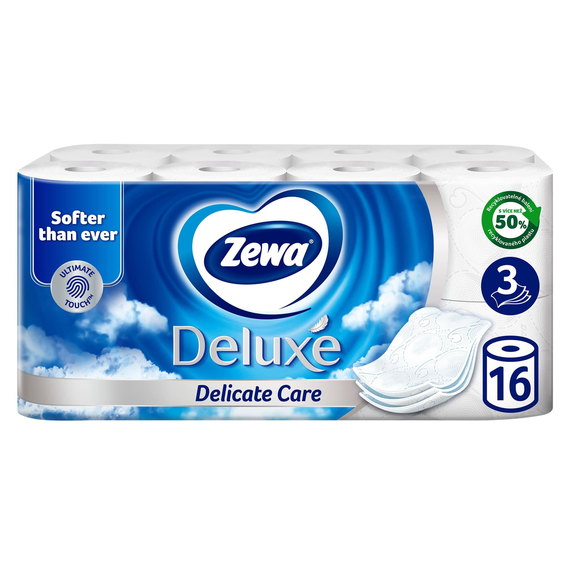 Zewa Deluxe Delicate Care toaletní papír 3vrstvý, 16 ks