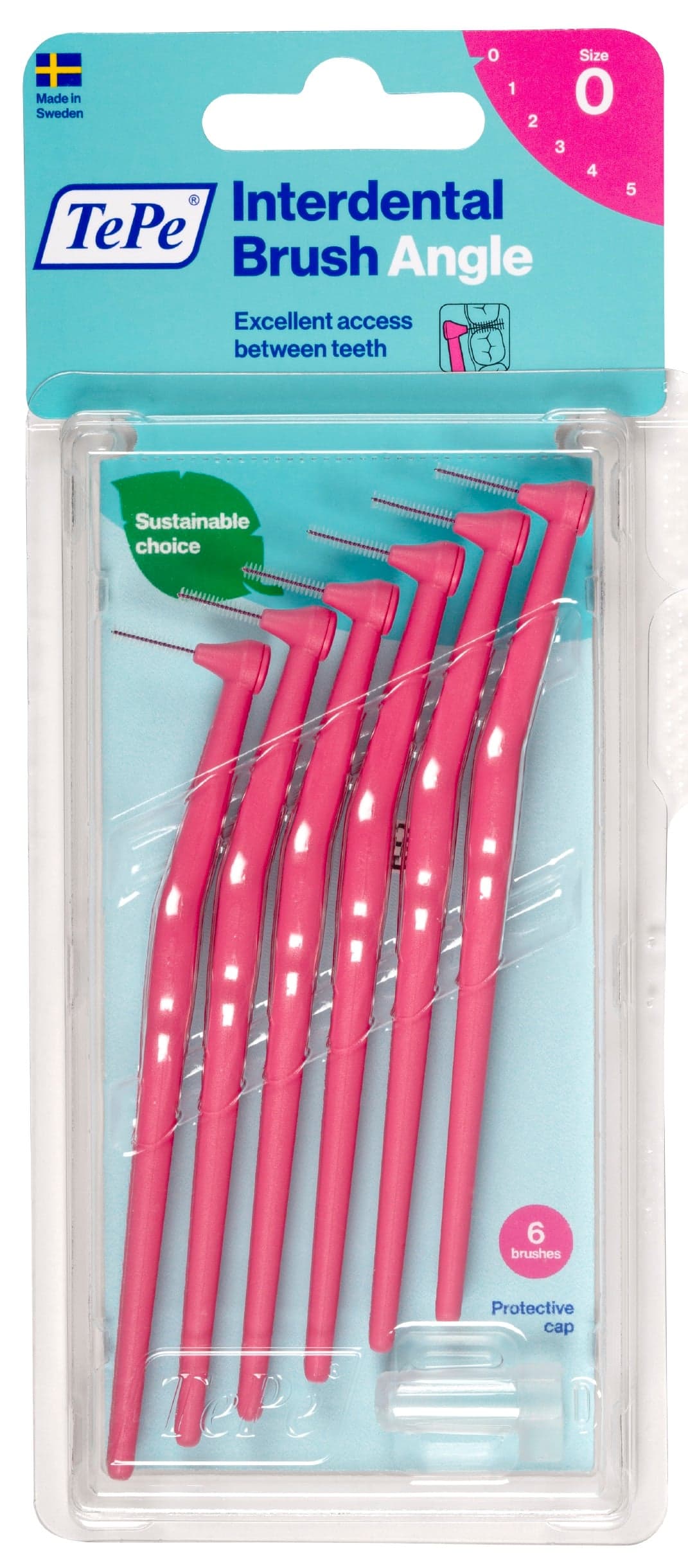 TePe Angle Mezizubní kartáčky růžové 0,4 mm