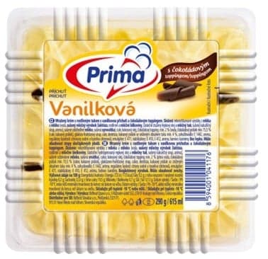 Prima Vanilkový zmrzlinový dort