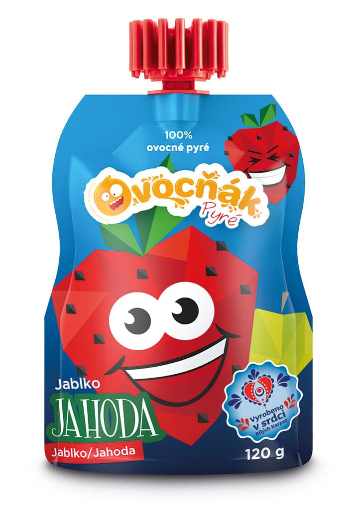 Ovocňák Kapsička jablko a jahoda