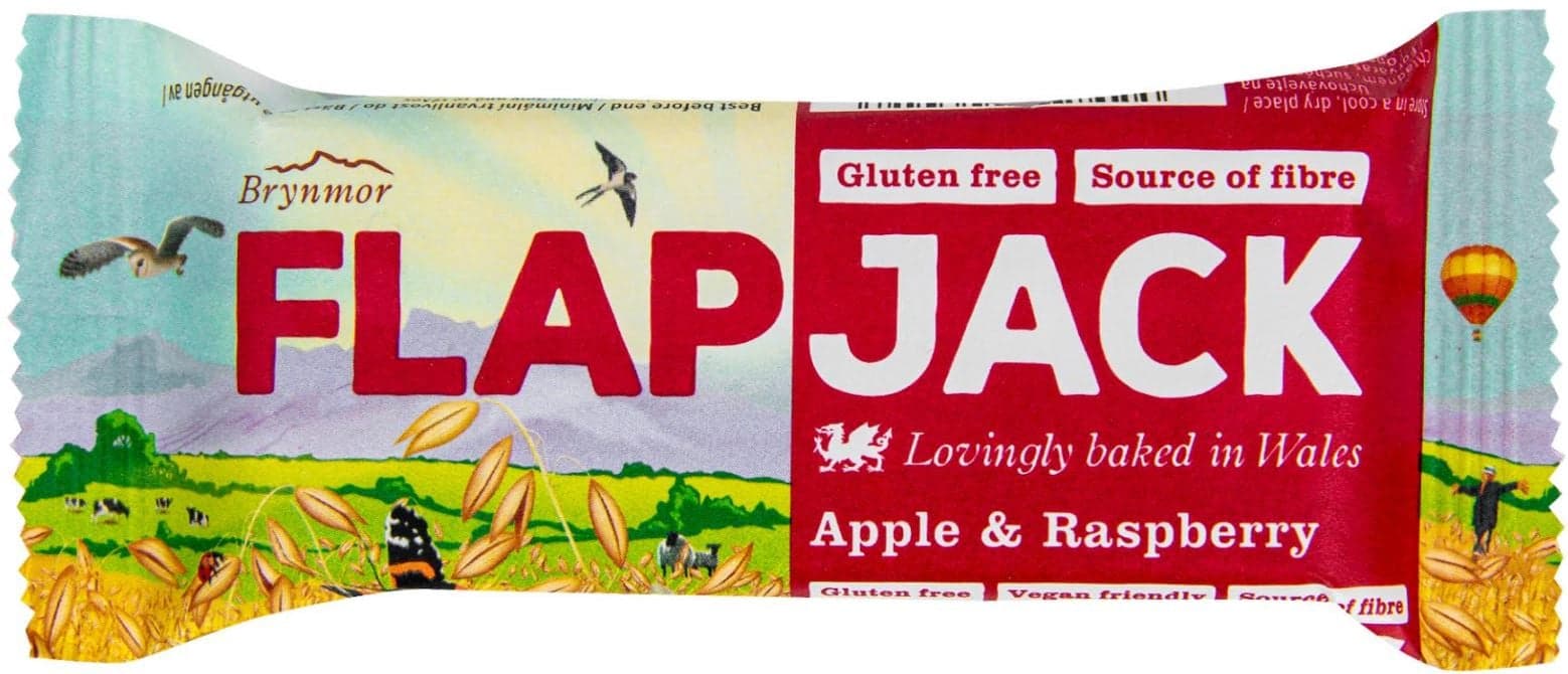 WHOLEBAKE Flapjack ovesný malina-jablko