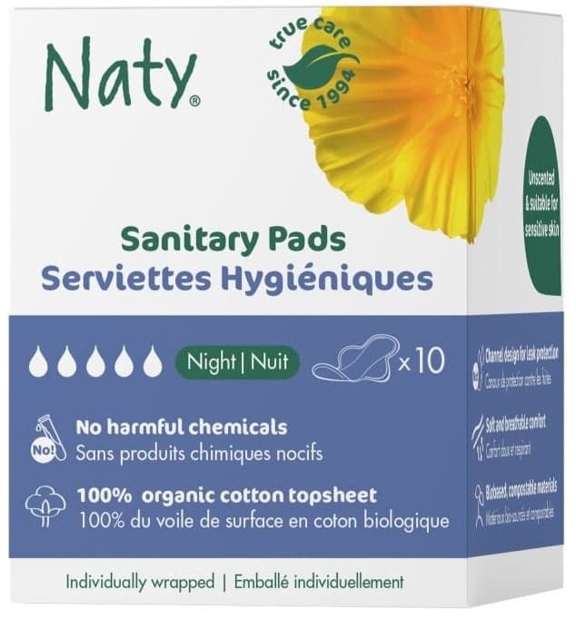 Naty Dámské ECO vložky noční