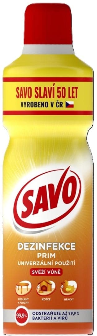 Savo Prim čisticí a dezinfekční prostředek