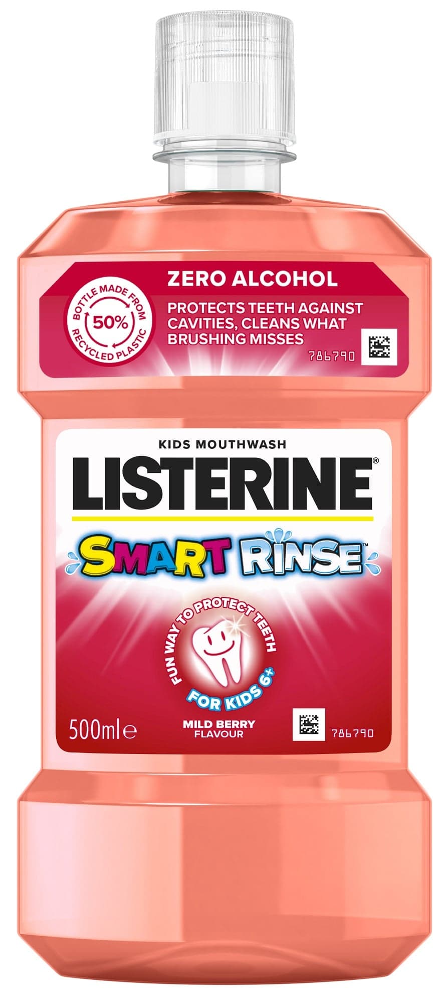 Listerine Smart Rinse Mild Berry ústní voda pro děti od 6 let