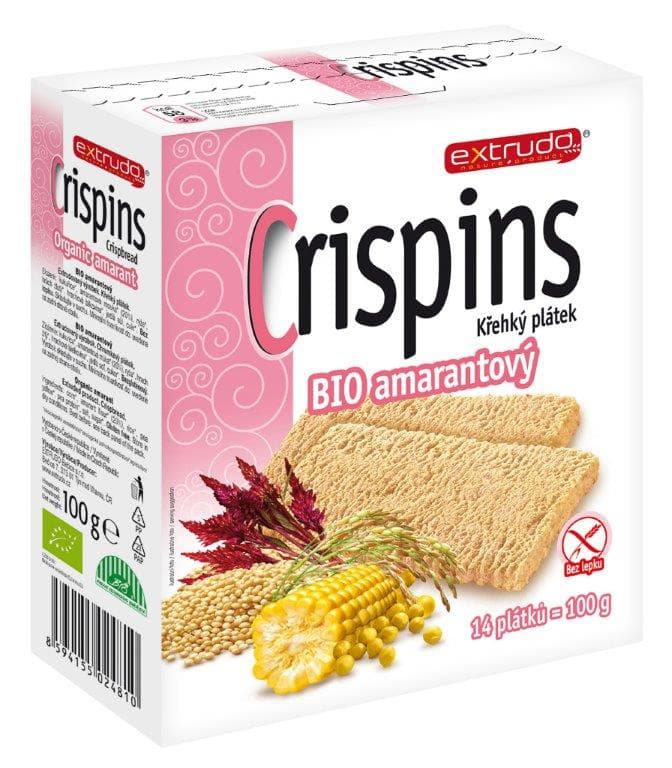 Extrudo Crispins BIO amarantový plátek