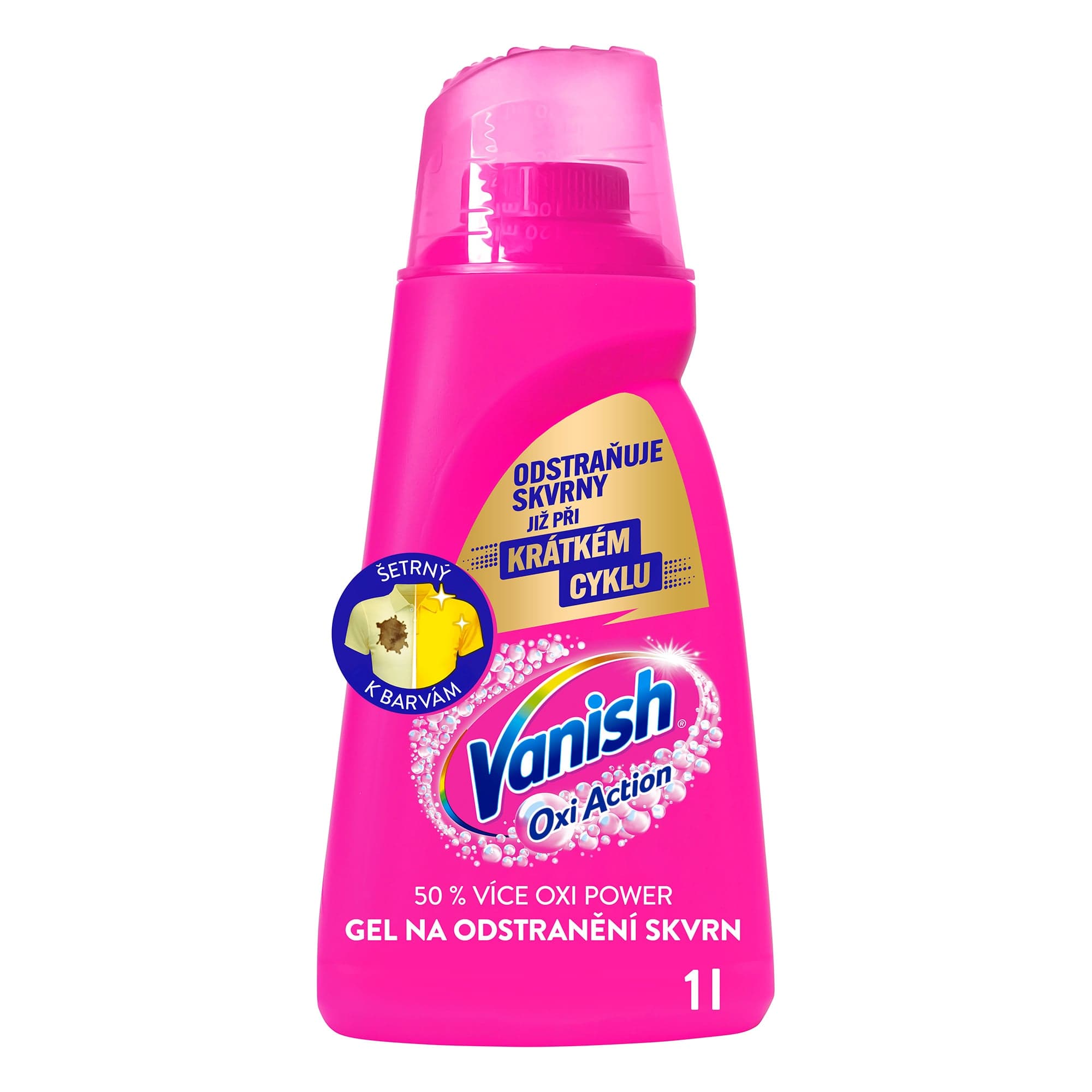 Vanish Oxi Action gel na odstranění skvrn