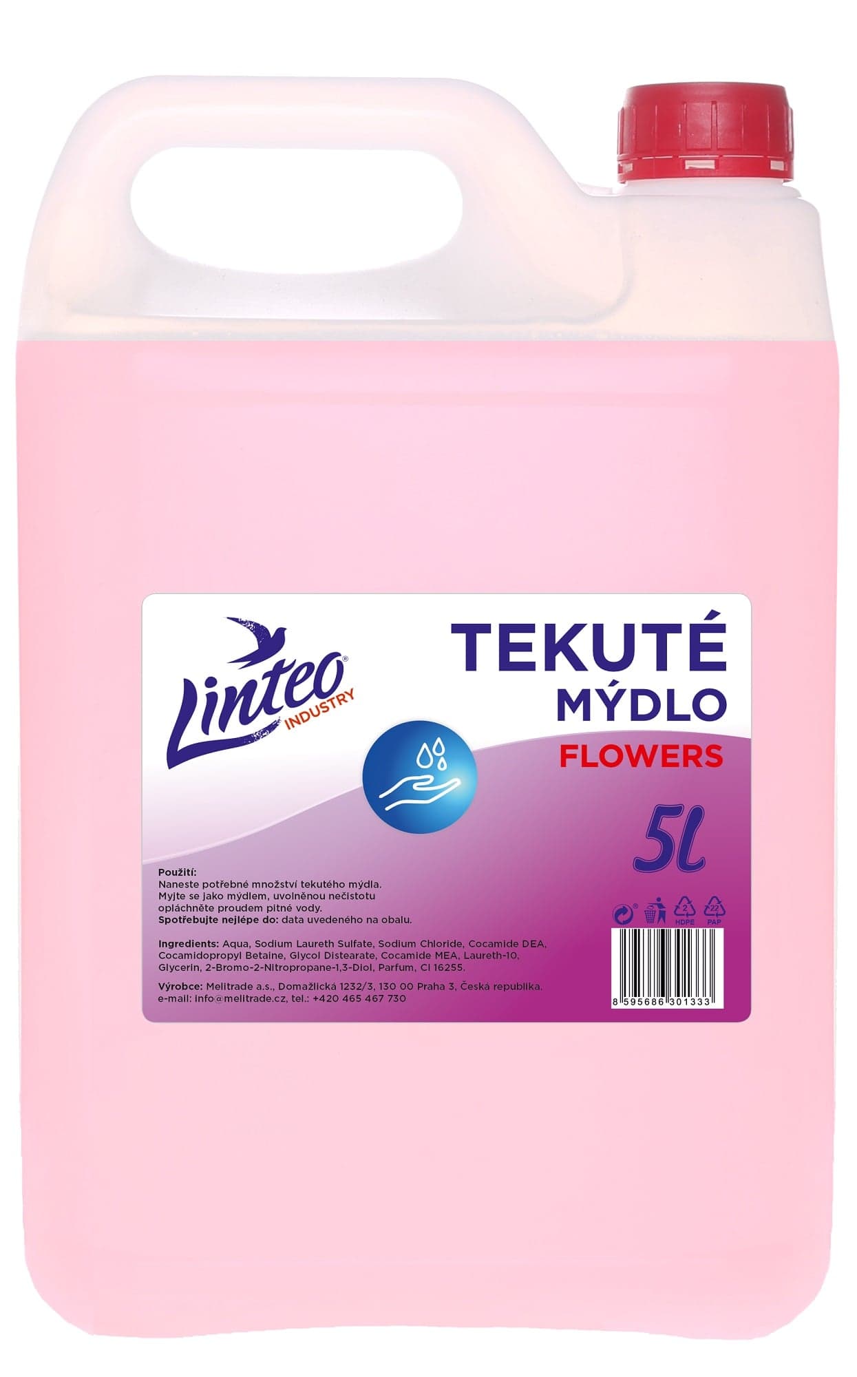 Linteo Flowers tekuté mýdlo