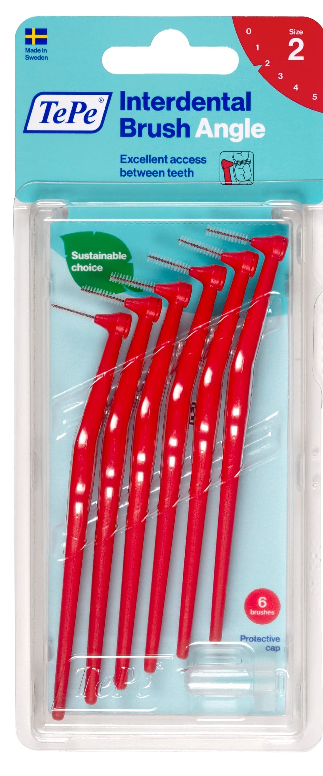 TePe Angle Mezizubní kartáčky červené 0,5 mm