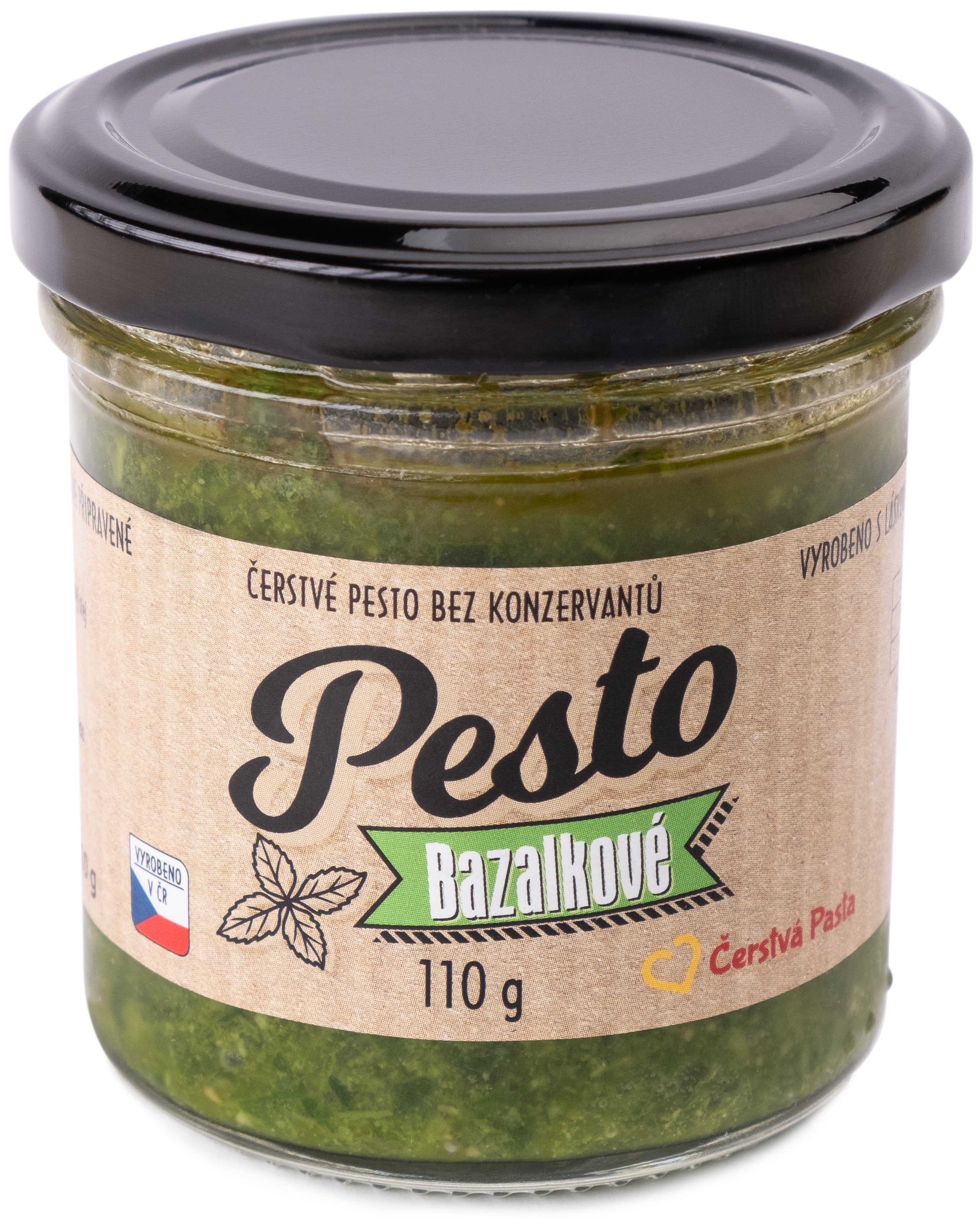 Čerstvá pasta Pesto Bazalkové