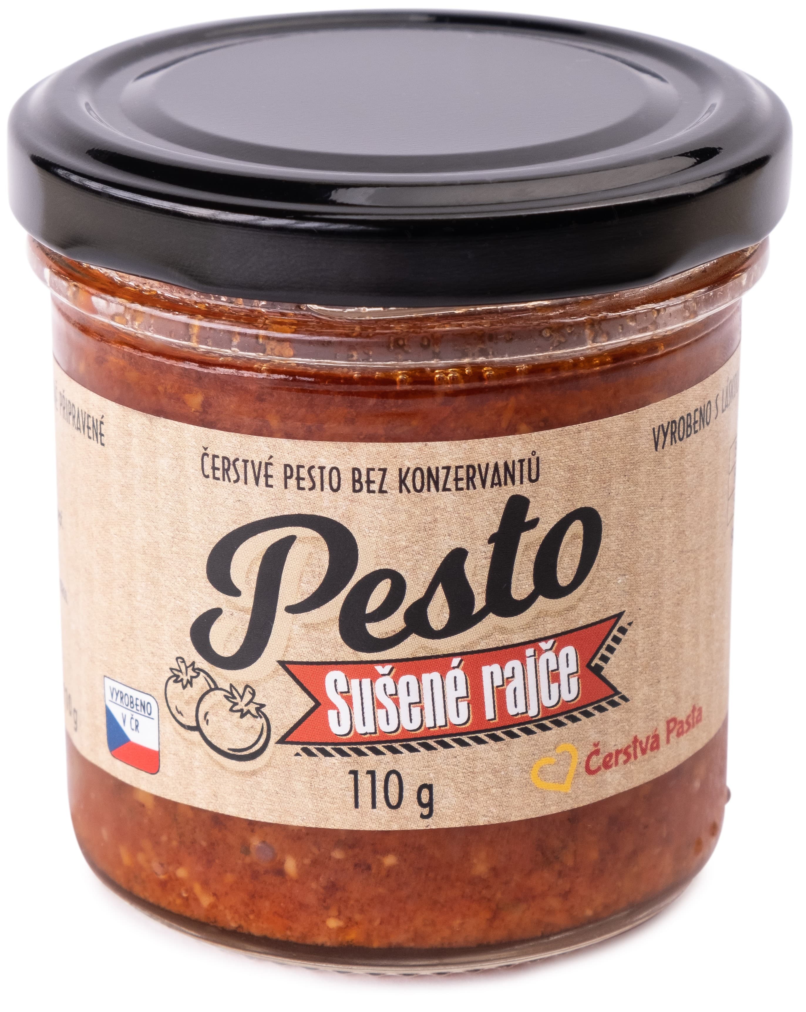 Čerstvá pasta Pesto ze sušených rajčat