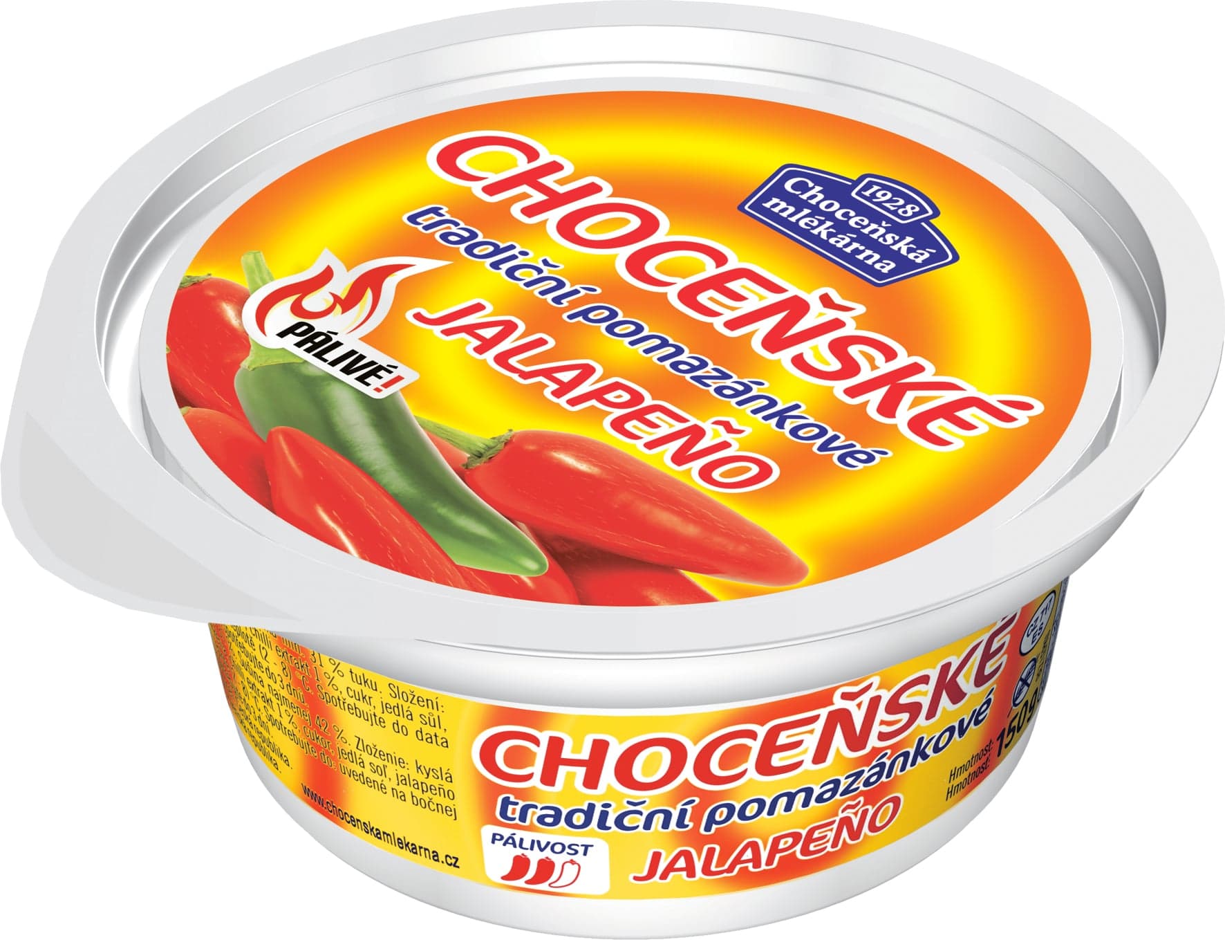 Choceňská mlékárna Choceňské tradiční pomazánkové jalapeno