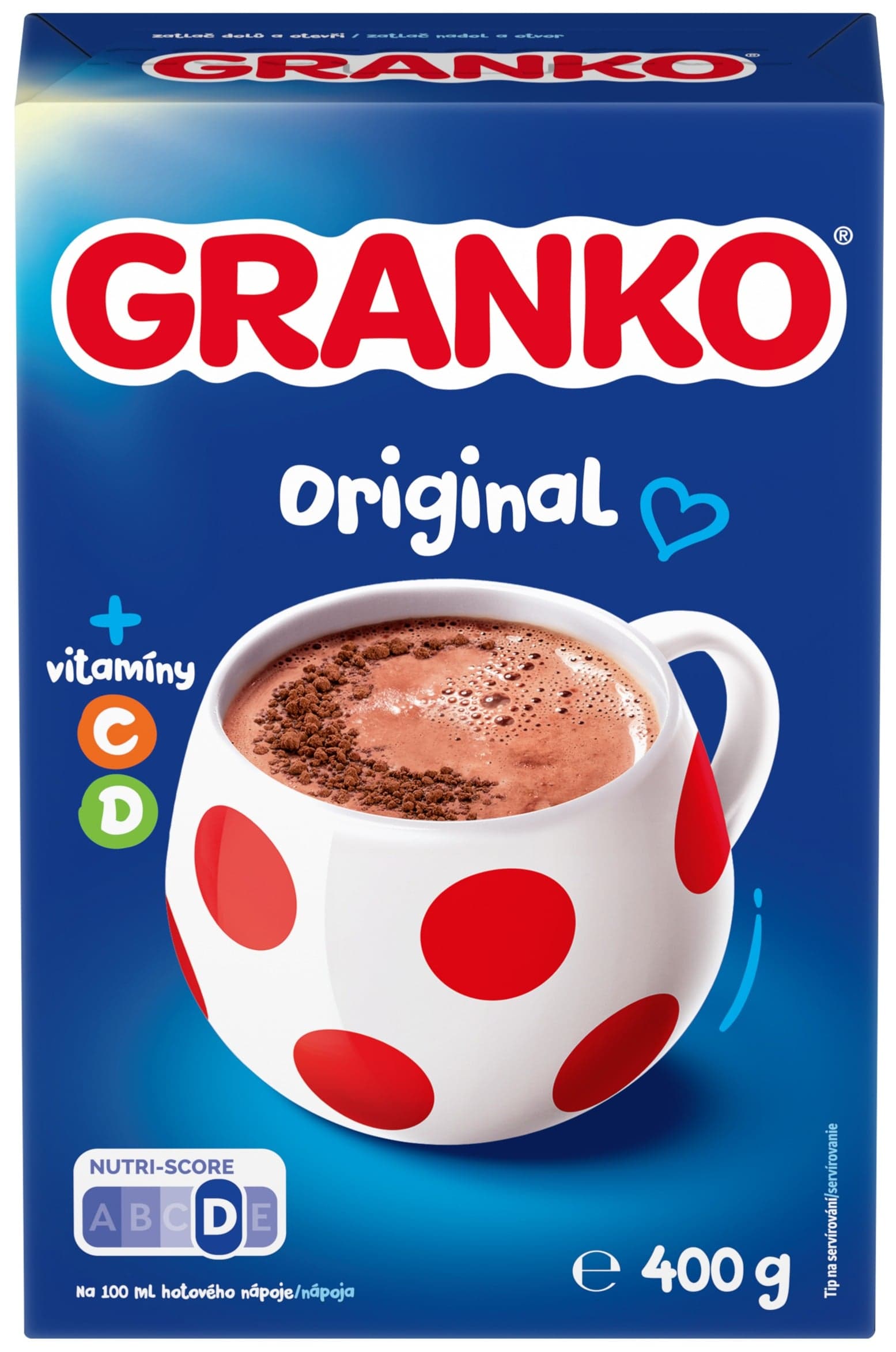 Granko Original Instantní kakaový nápoj s vitamíny C a D