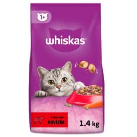 Whiskas Plněné granule s hovězím masem pro kočky