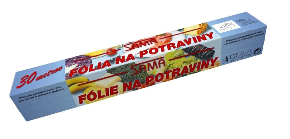 Sama Potravinová fólie v krabičce 0,3×30 m