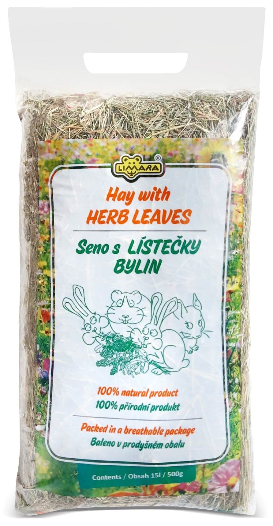 Limara Seno s přídavkem lístečků bylin