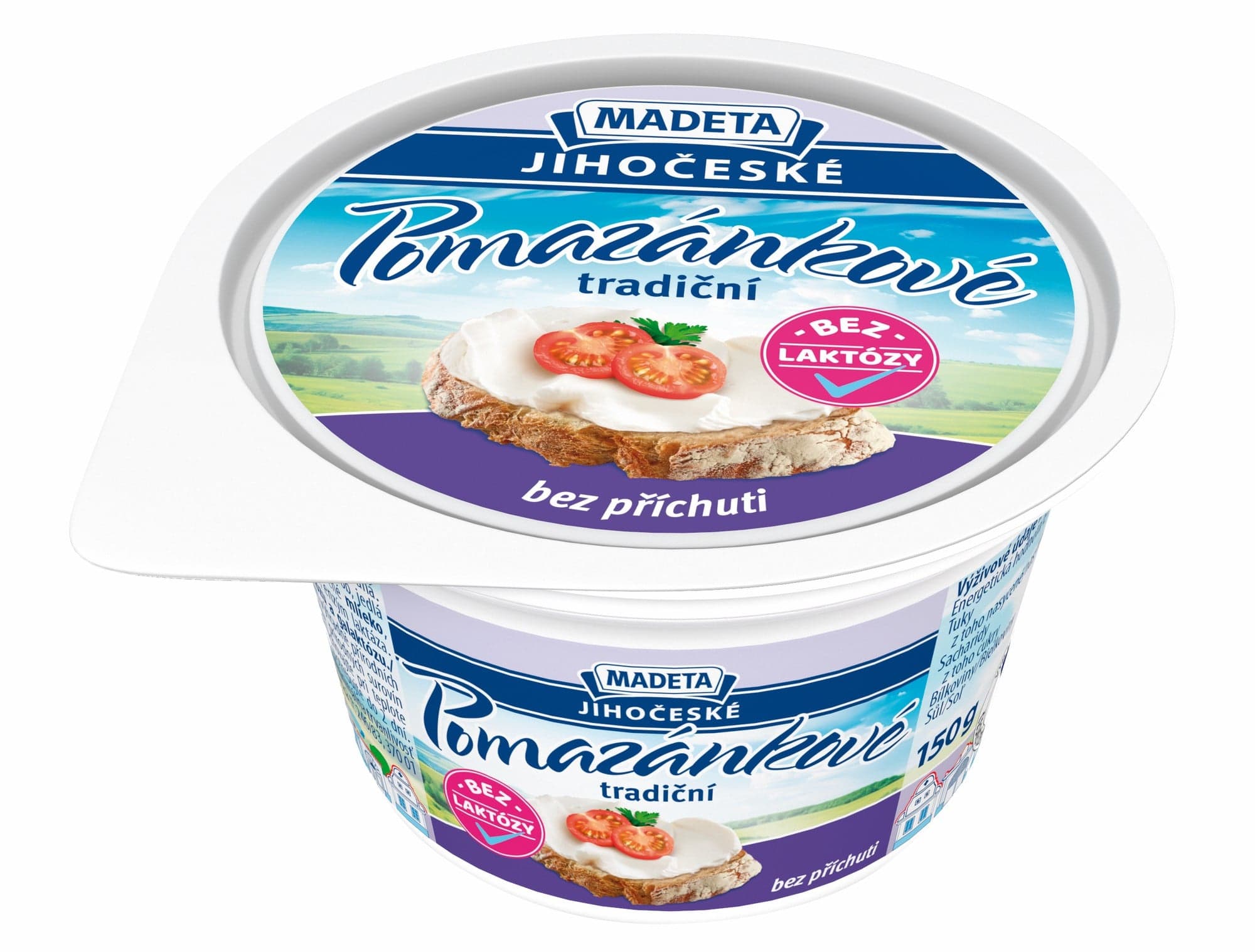 Madeta Jihočeské pomazánkové tradiční bezlaktózové