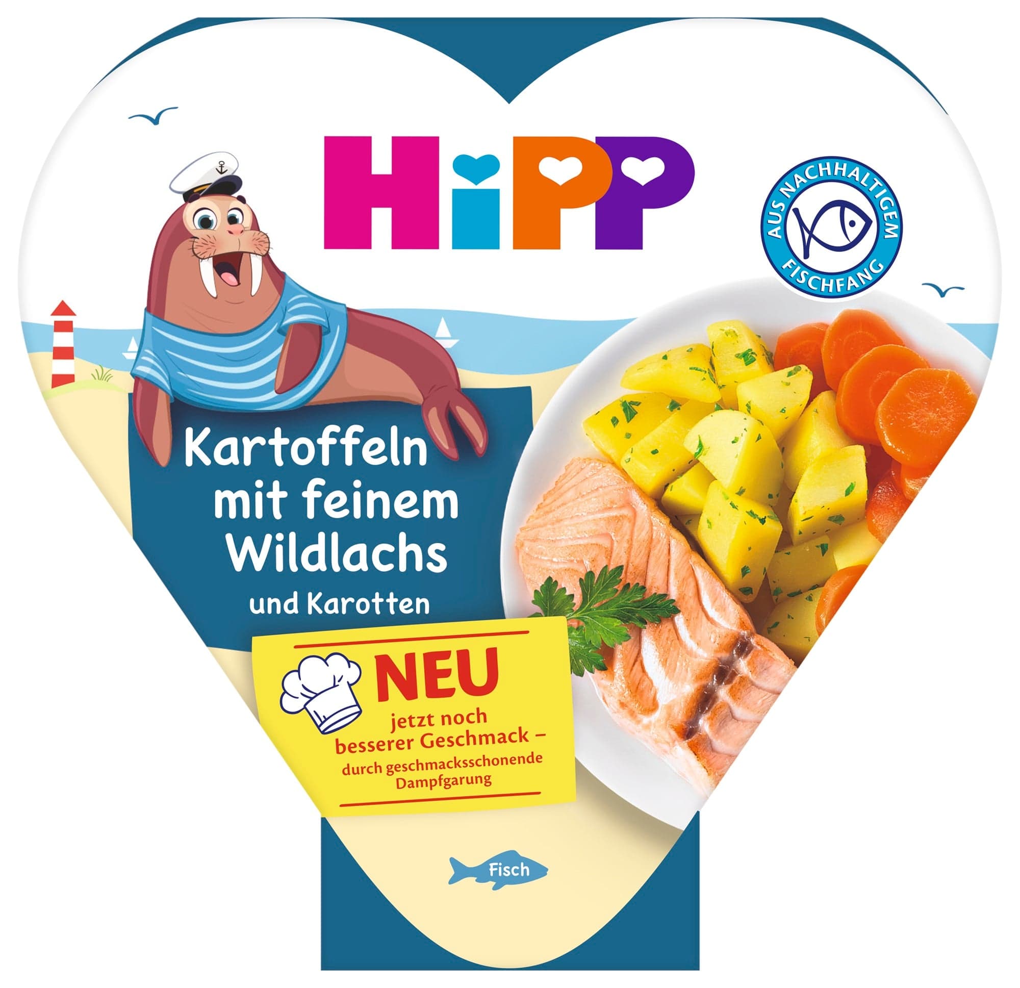 HiPP Brambory se zeleninou a lososem