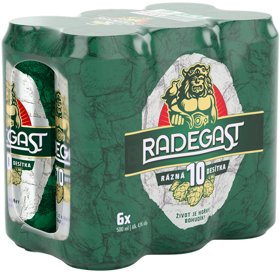 Radegast Rázná 10 6×0,5 l plech
