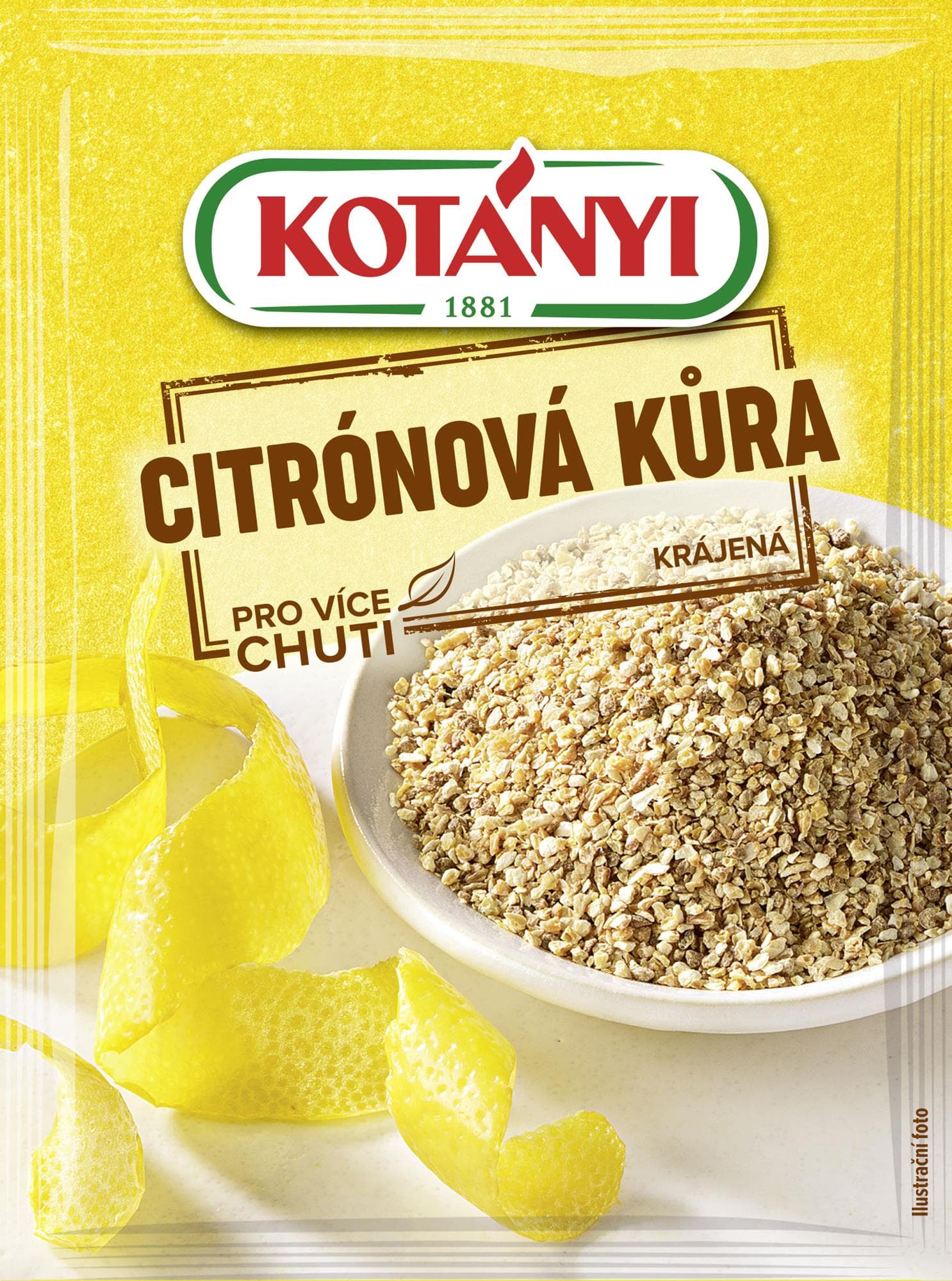 Kotányi Citronová kůra krájená