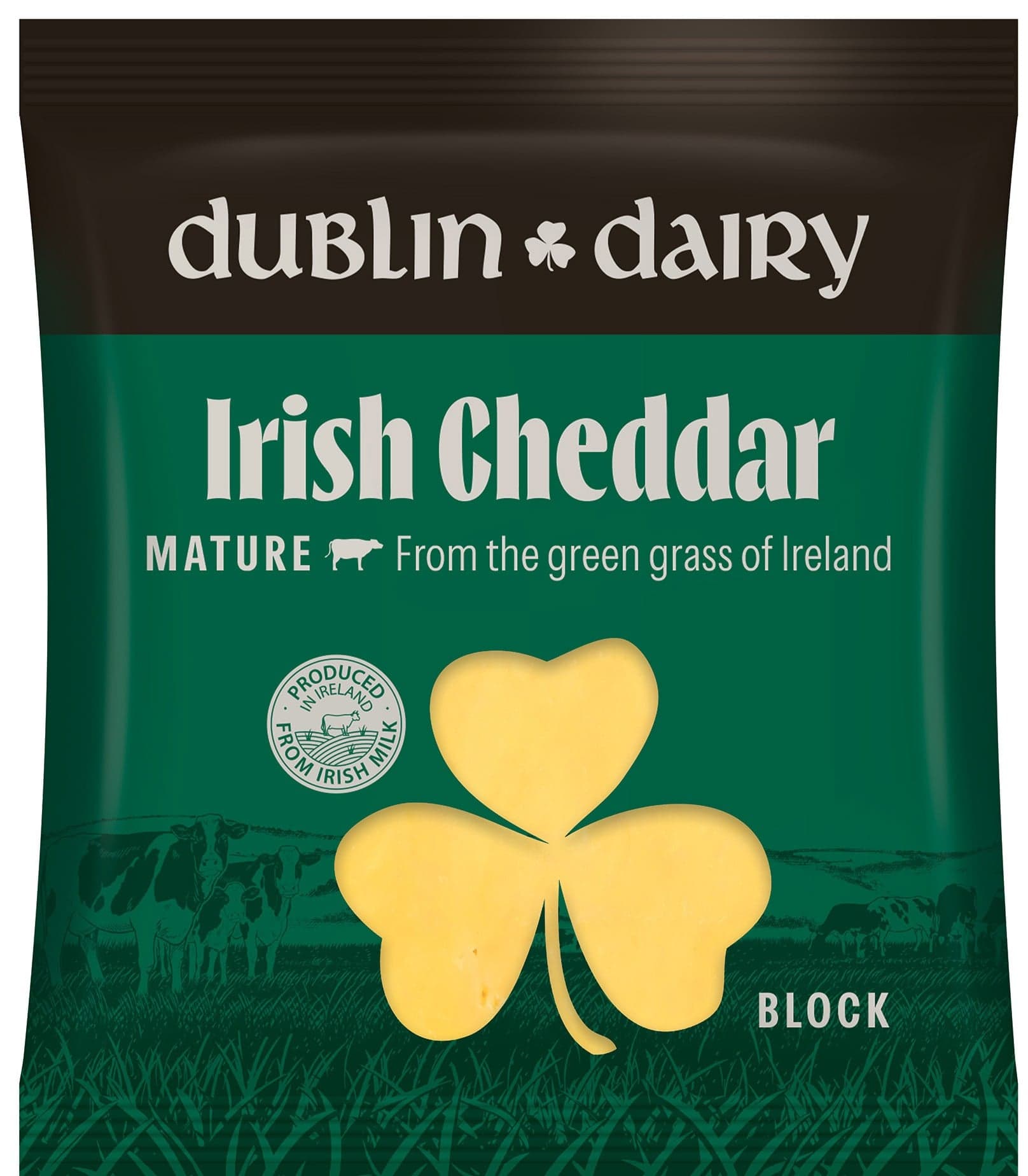 Dublin Dairy Irish Cheddar White Mature bloček