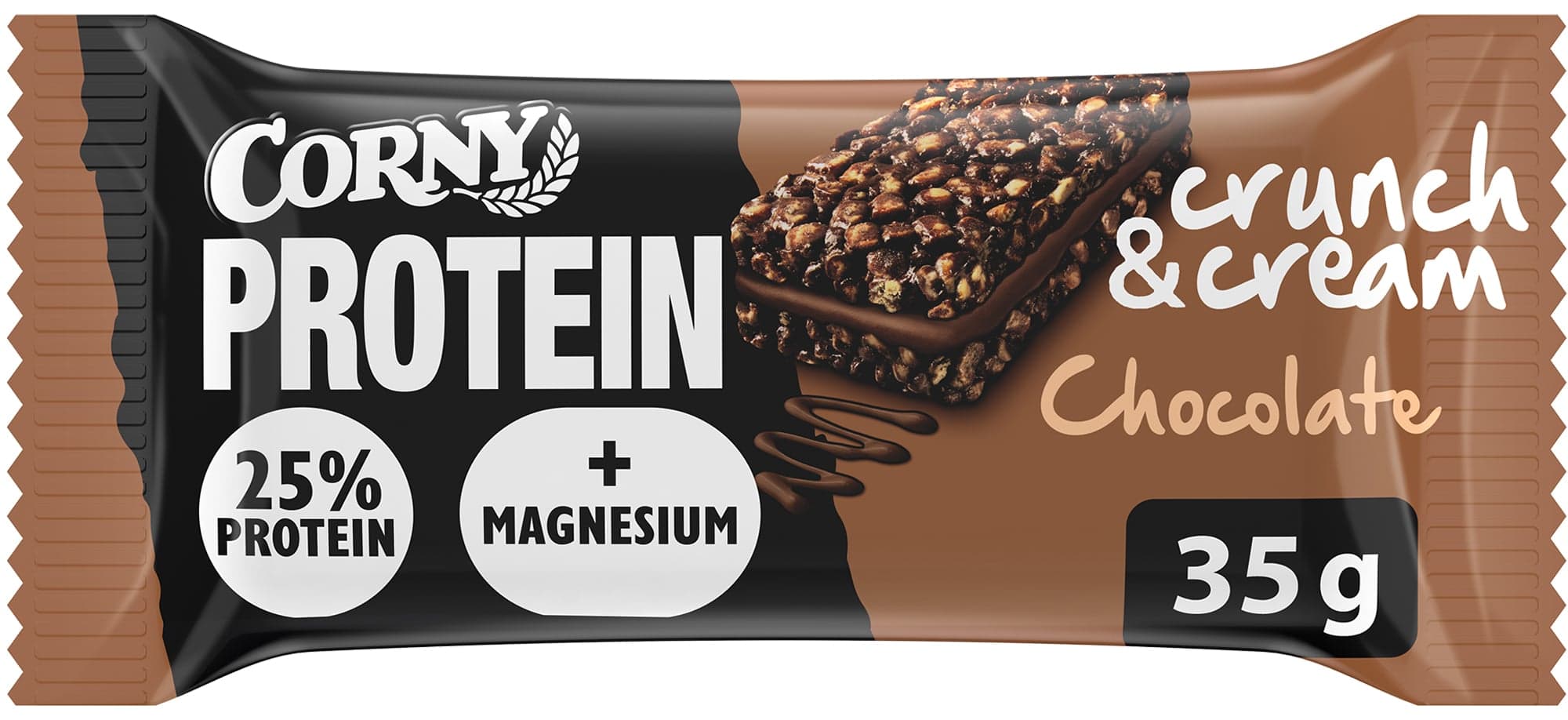Corny Protein Crunch & Cream čokoláda