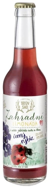 Tátův sad Zahradní limonáda - z jablečného moštu s černorybízovou šťávou
