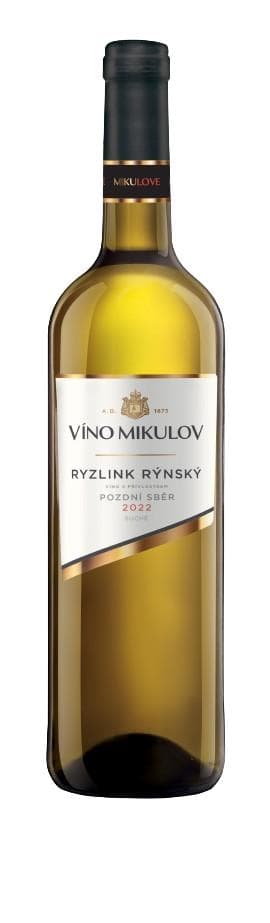 Víno Mikulov Ryzlink rýnský pozdní sběr