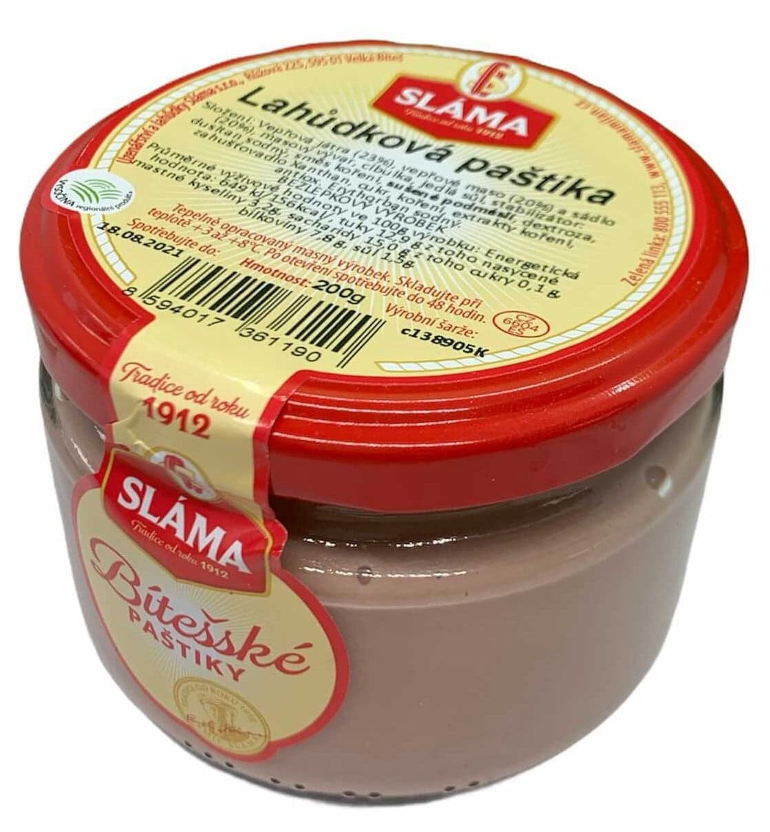Sláma Lahůdková paštika