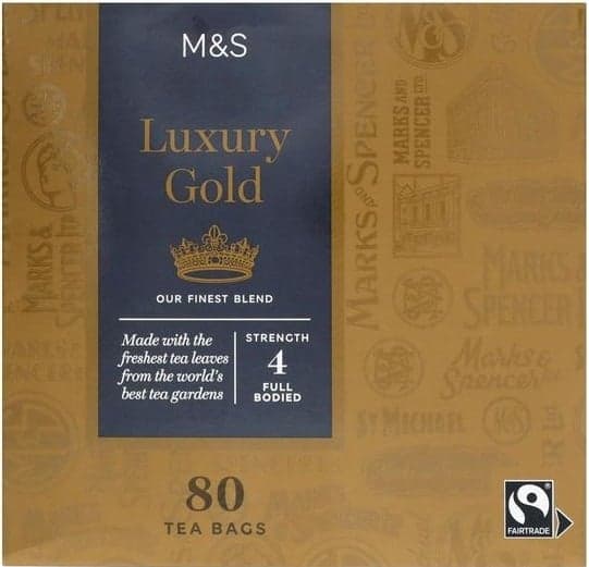 Marks & Spencer Porcovaný čaj Luxury Gold