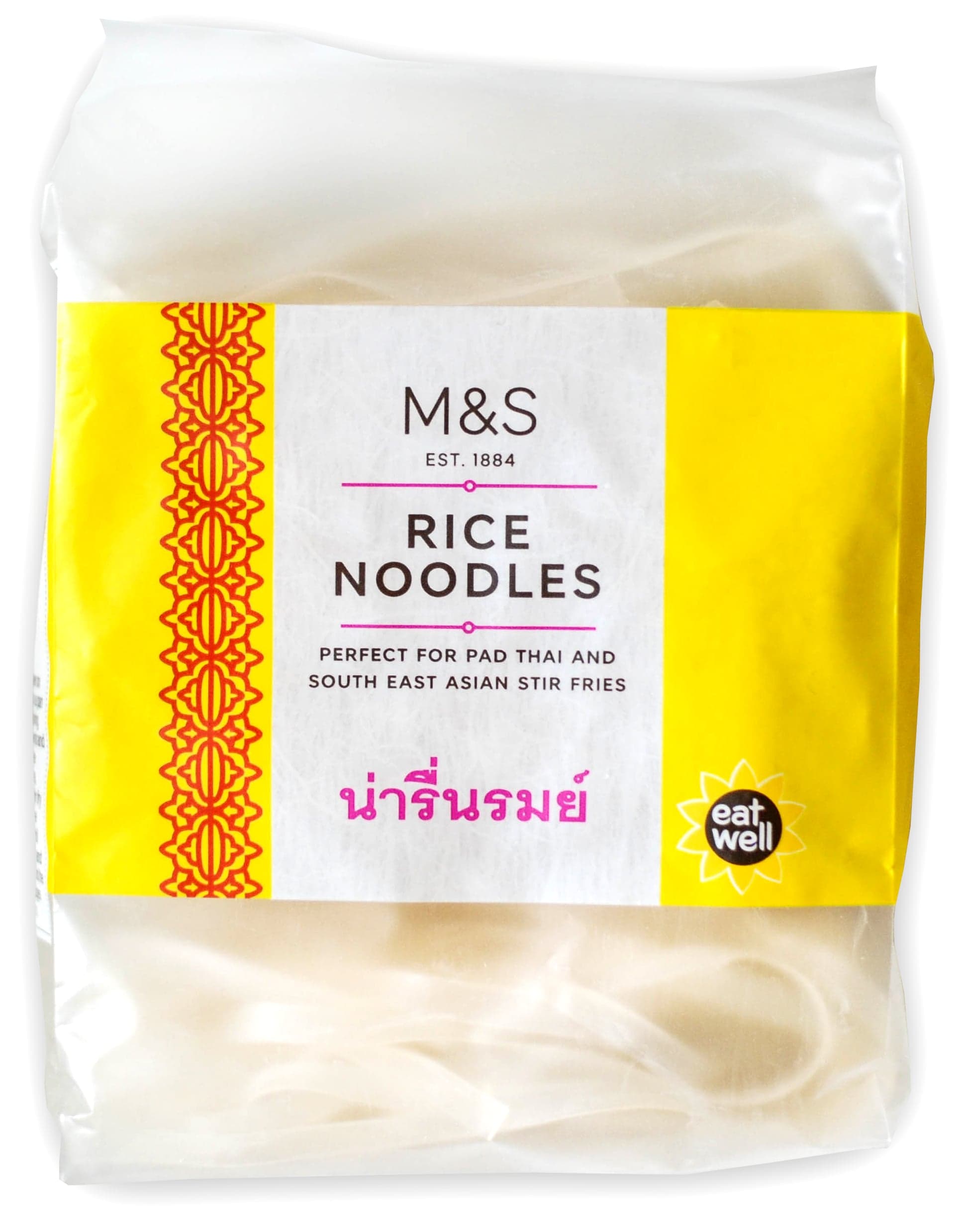 Marks & Spencer Thajské rýžové nudle širší