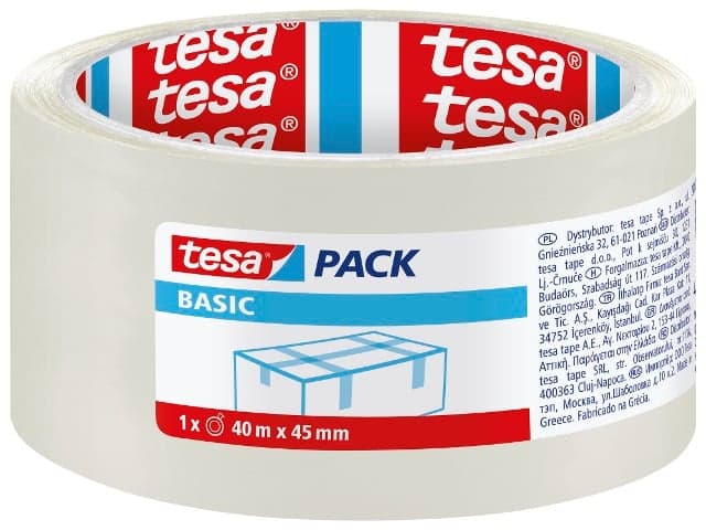 Tesa Balicí páska basic transparentní 45 mm