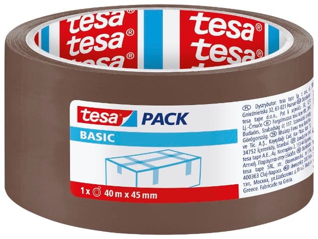 Tesa Balicí páska basic hnědá 45 mm