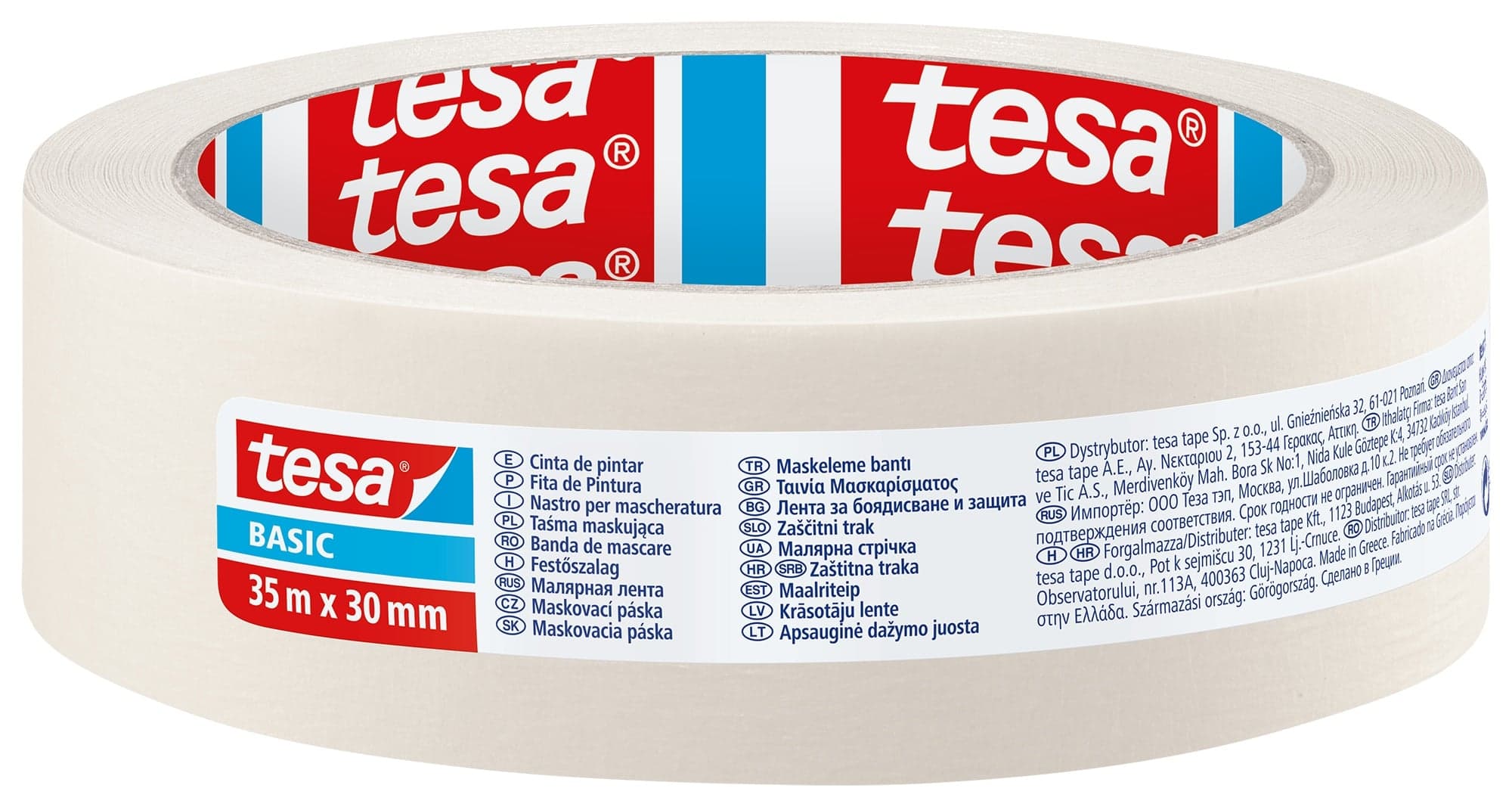 Tesa Papírová maskovací páska basic 30 mm