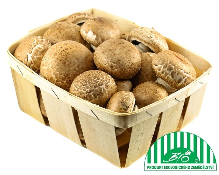 BIO Žampiony hnědé (krémové), vanička