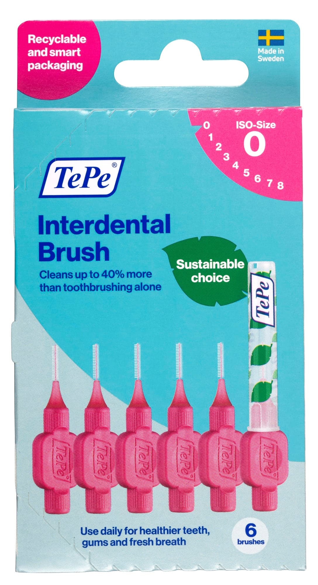 TePe Original Mezizubní kartáčky růžové 0,4 mm
