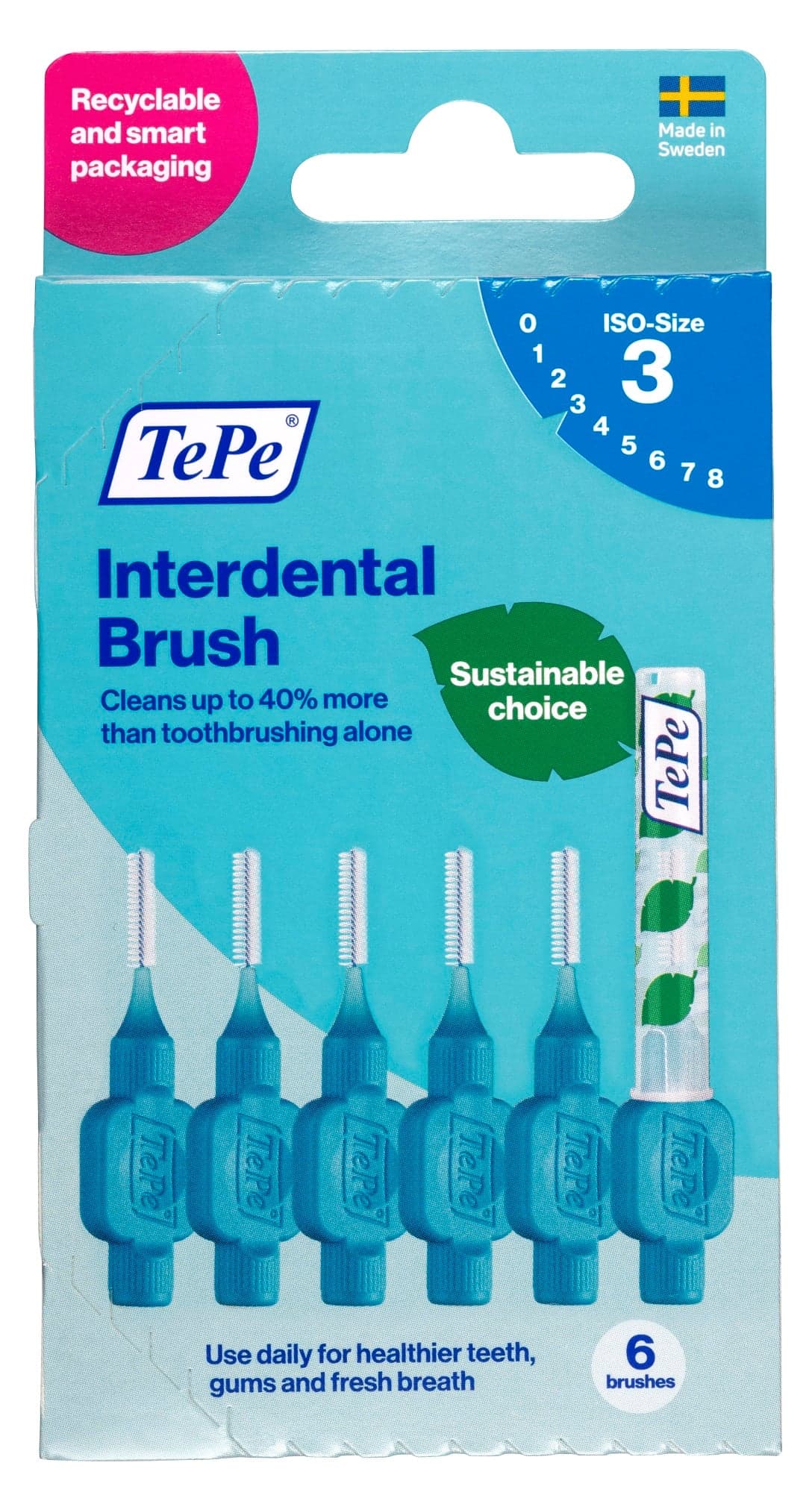 TePe Original Mezizubní kartáčky modré 0,6 mm