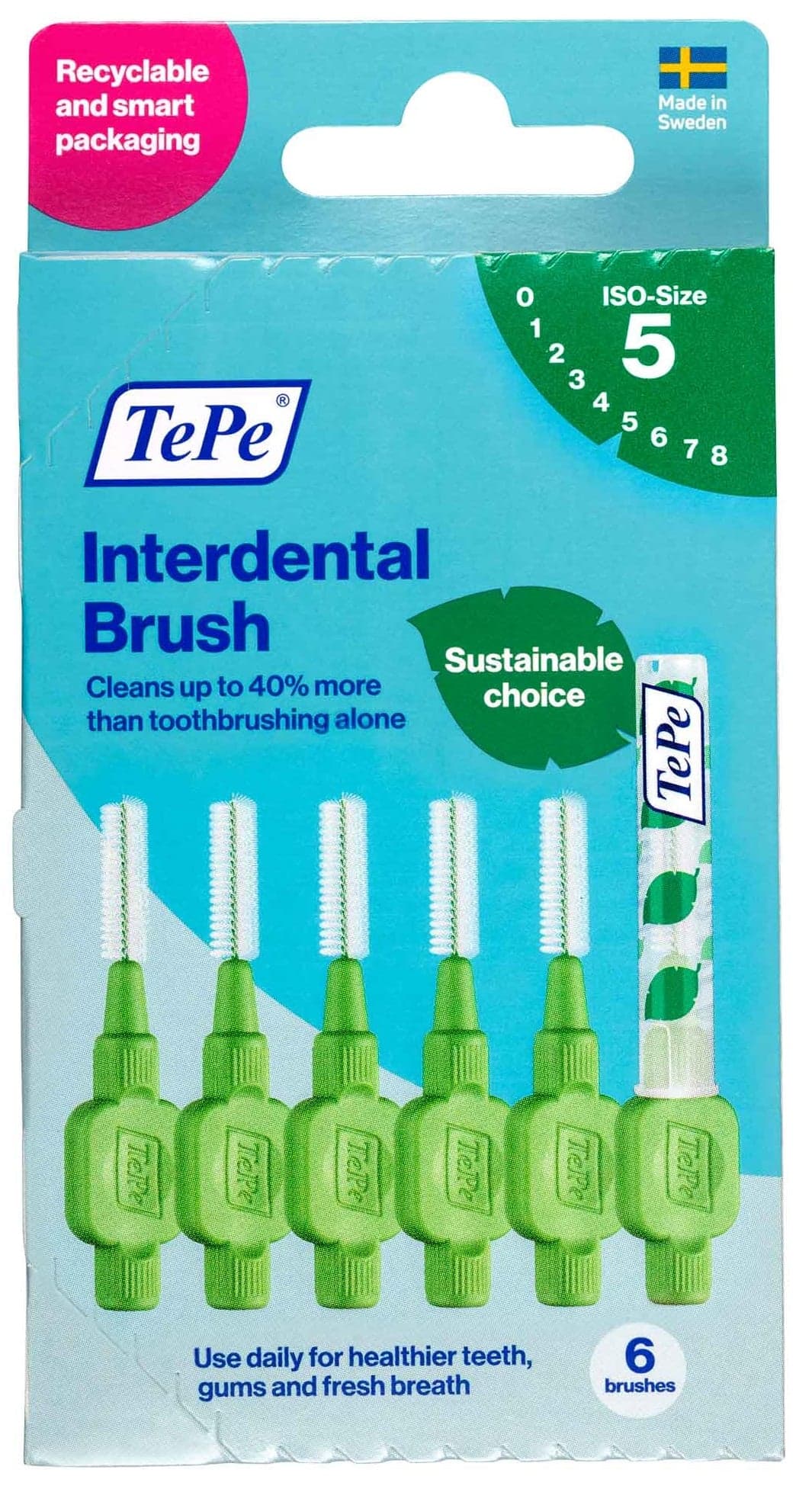 TePe Original Mezizubní kartáčky zelené 0,8 mm